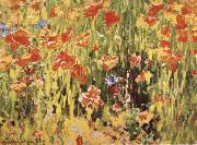 Robert William Vonnoh Poppies oil painting picture wholesale